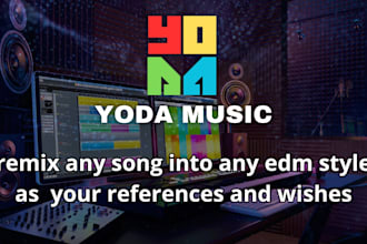 remix any song into any edm style as your reference and wish