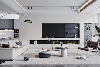 set up living room, bedroom design, interior model in 3ds max, sketchup 3d model
