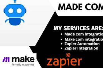 set made com make com automation, zapier integration chat openai airtable