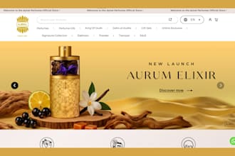 design perfume shopify store fragrance store perfume store perfume website