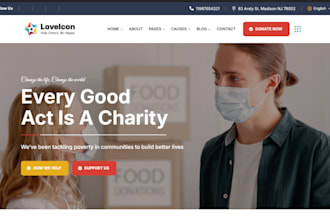 design nonprofit website charity website donations ngo website nonprofit website