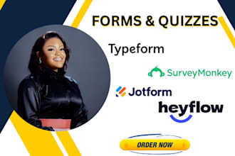 setup surveymonkey, heyflow outgrow jotform expert, typeform expert, nextiva