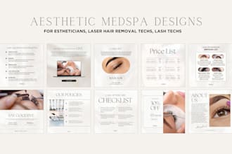 design your medspa aesthetic clinic posts