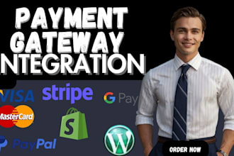 do stripe, paypal or any payment gateway integration in shopify and wordpress