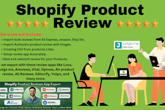 review products to your shopify store