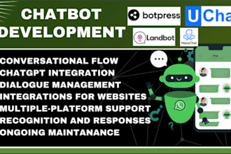 create ai chatbot for website whatsapp instagram messanger telegram with chatgpt