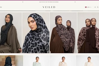 design abaya shopify store modest fashion shopify website islamic clothing store