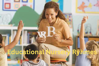 write and produce nursery rhymes, kids song, jingles educational songs lullaby