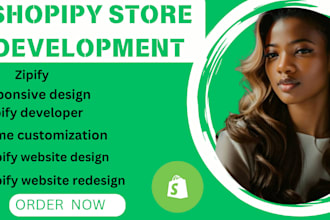 do shopify store design or customization with shogun pagefly zipify