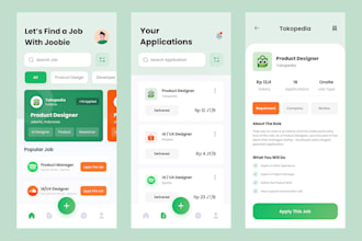 build a tailor app, job searching app, job listing app, remote job app,