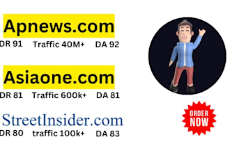 write publish your article on apnews,com barchart,com streetinsider,com