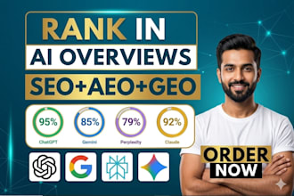 build ai visibility score to rank websites in chatgpt, gemini, with GEO aeo SEO