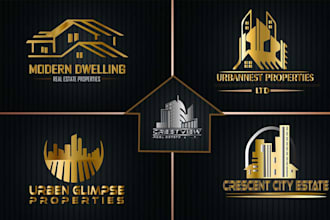 design logo for marketing agency and real estate