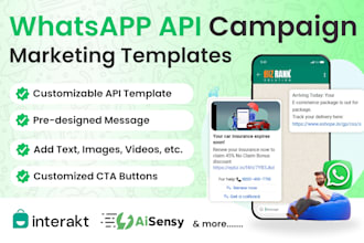 create your whatsapp API campaigns for bulk whatsapp marketing messages template