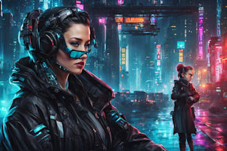 create your next cyberpunk art