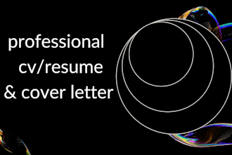 design and write professional resume,executive resume and cover letter