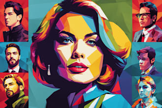 create your photo into awesome wpap pop art