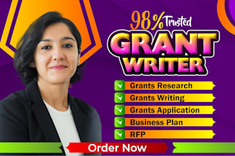 research,proposal writing,501c3,apply for small business grant, plan writer,rfp