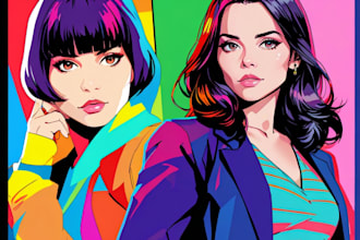 make awesome color wpap pop art potrait