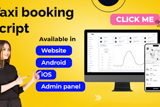 develop taxi booking app uber app taxi app driver app, uber clone, rideshare app