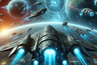 create you a spaceship and futuristic science fiction
