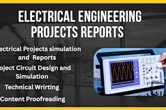 write technical reports for electrical engineering projects