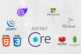 build asp net core, c sharp, blazor web apps, restful web api, asp net mvc