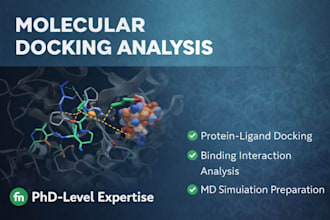 perform professional molecular docking and binding interaction analysis