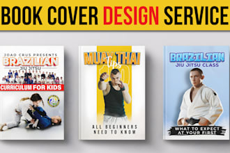 design professional book cover, ebook cover, kindle and paperback cover