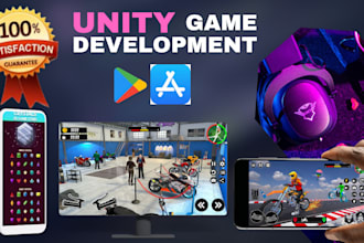 be your professional game developer in unity mobile games for ios and android
