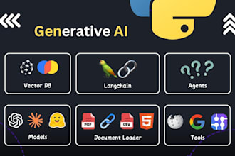 develop generative ai saas project using llm, rag, gpt, llama3, langchain