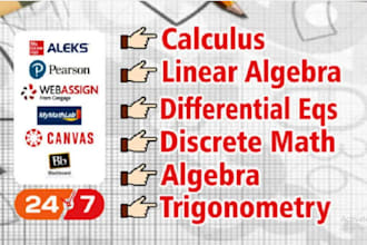 assist in calculus algebra trigonometry differential equation