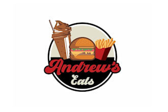 make elegant and stunning burger logo for you in one day