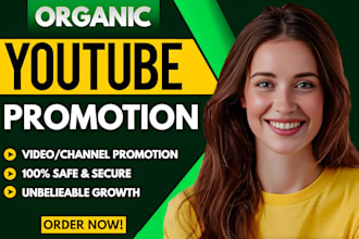 do channel promotion for complete youtube channel monetization organic growth