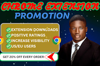 do chrome extension promotion to boost chrome extension download and feedbacks