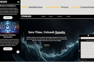 build custom premium website focused on visibility and sales