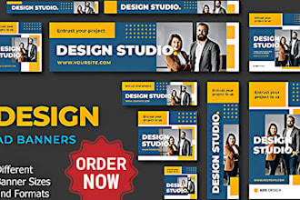 design stunning ad banners for your geofencing , cbd, crypto and ott ads