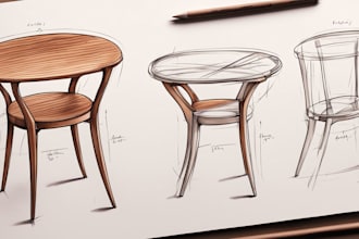 develop industrial and product design concept by sketches