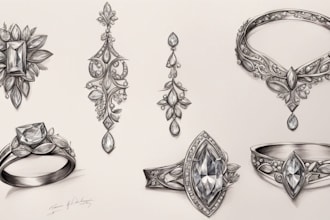 draw any type of complexity jewelry sketch