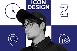 design unique, simple and modern custom icons set in cheap rate