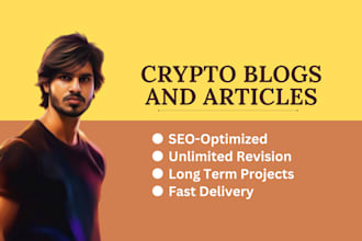 write SEO articles on crypto, nft, and blockchain metaverse