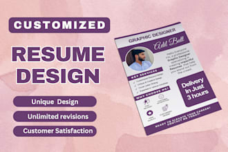 make modern CV, professional resume design, modern CV maker