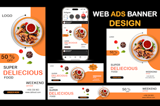 do food, restaurant shopify banner, header,web banner design