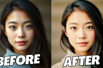 ai image enhancement, background removal and photo upscaling within 24h