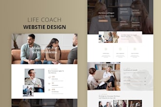 design wellness, consulting or life coach website in wordpress
