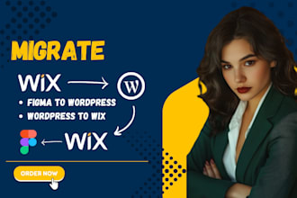 migrate wix to wordpress, transfer figma to wix, convert wordpress to wix