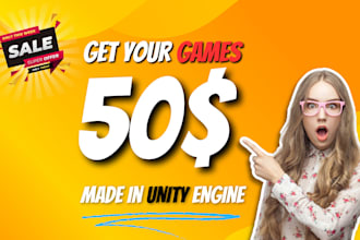 do game development in unity 3d,2d for android, IOS and PC games