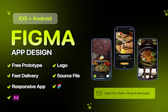 design clean mobile app UI UX with free prototype and file