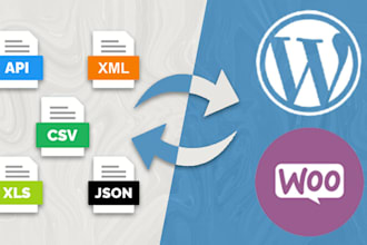 auto sync import export bulk products in wordpress woocommerce