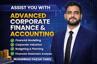 assist in finance, corporate reporting and accounting